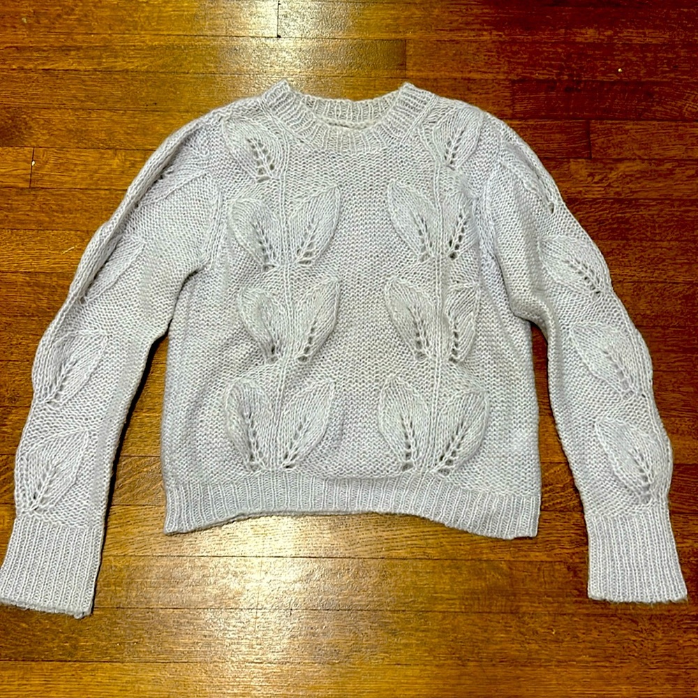 Lavender mohair sweater